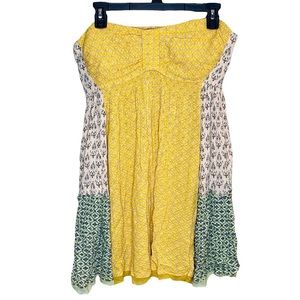 Free people strapless dress